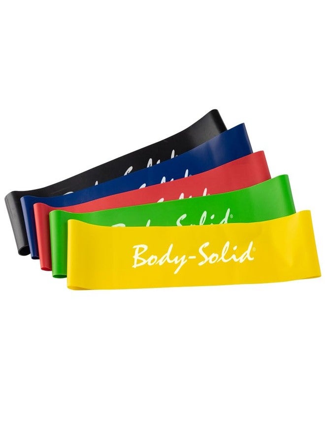 بادي سوليد مجموعة أحزمة Body Solid Tools (BSTBM-5PACK) الصغيرة لتمارين المقاومة والعلاج الطبيعي، تُثبّت بإحكام على الكاحلين والركبتين والوركين لتقوية الجسم بالكامل وعضلات الجذع، عبوة من 5 قطع - Image 1