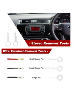 Excefore Auto Trim Removal Tool Kit, Auto Clip Pliers Fastener Terminal Remover Set, Car Panel Dash,Door, Radio Removal Installer Pry Tools Kit, Upholstery Removal Kit, with Storage Bag (19 Pcs Red)  - Image 3