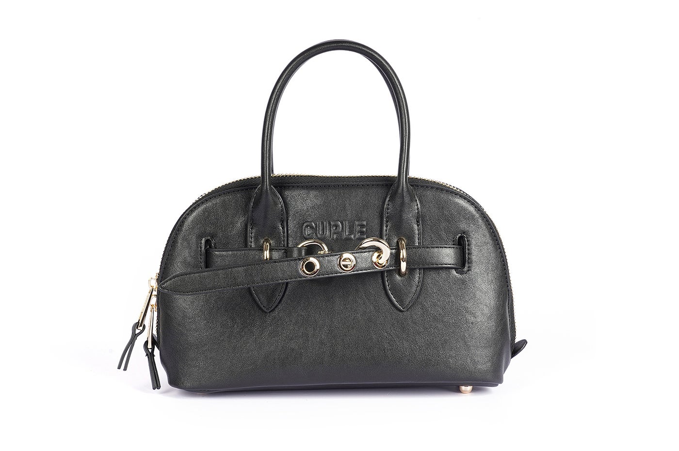 حقيبة يد ساتشل جلد صناعي مستديرة