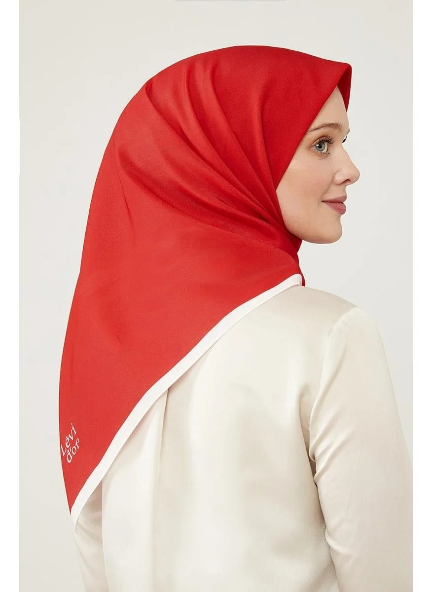 ليفيدور Red Piping Color Transition Prague Scarf