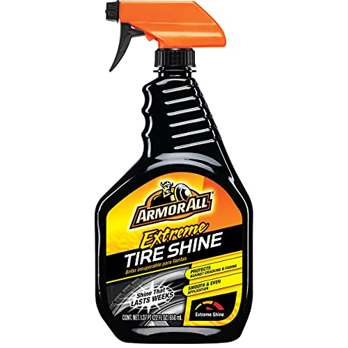Armor All Extreme Tire Shine Spray , Tire Cleaner and Shine, 22 Fl Oz Each, 6 Pack - Image 1