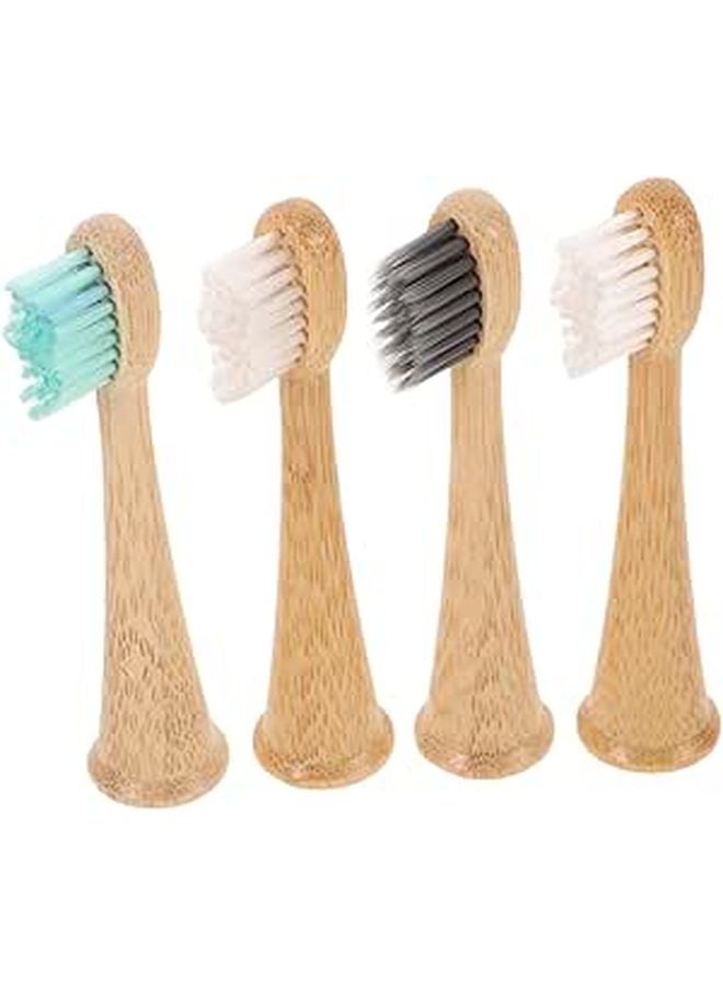 4 Pack Soft Bristle Electric Toothbrush Replacement Heads For Gentle Oral Care - Image 1