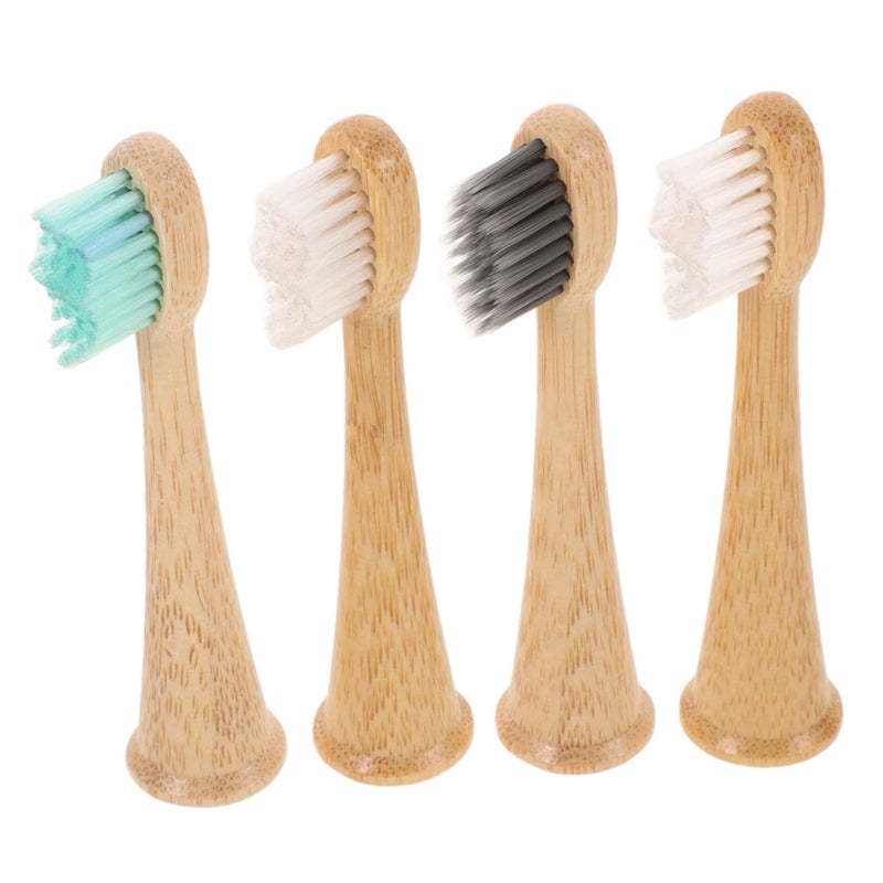 4 Pack Soft Bristle Electric Toothbrush Replacement Heads For Gentle Oral Care - Image 2