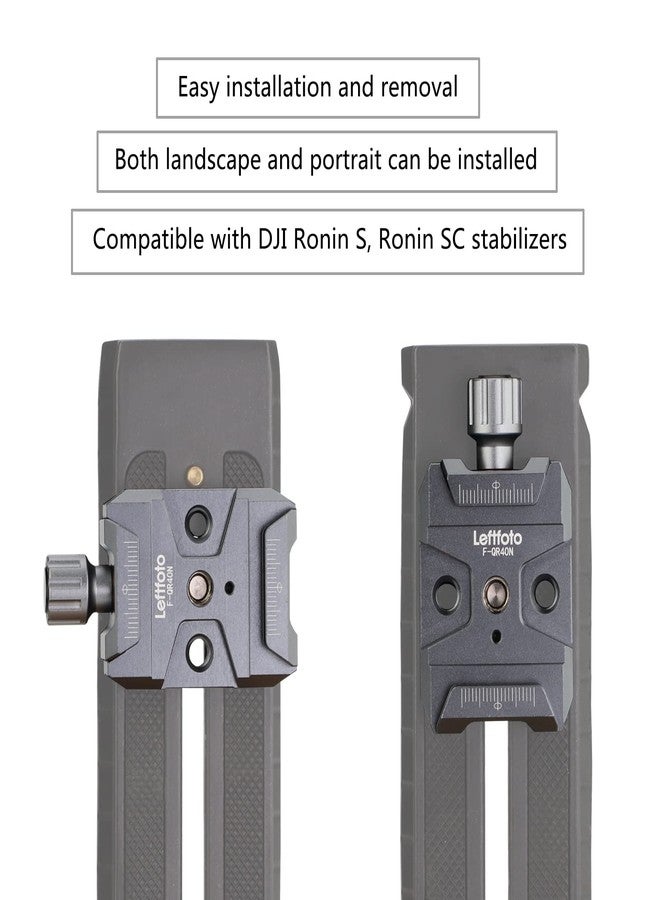Leftfoto Quick Release Clamp,QR Base,Camera Mounts Clamps for Arca-Swiss Standard Compatible DJI Ronin S 2/3/3-pro/c2 Gimbal,Zhiyun Crane Series and Camera Tripod - Image 3