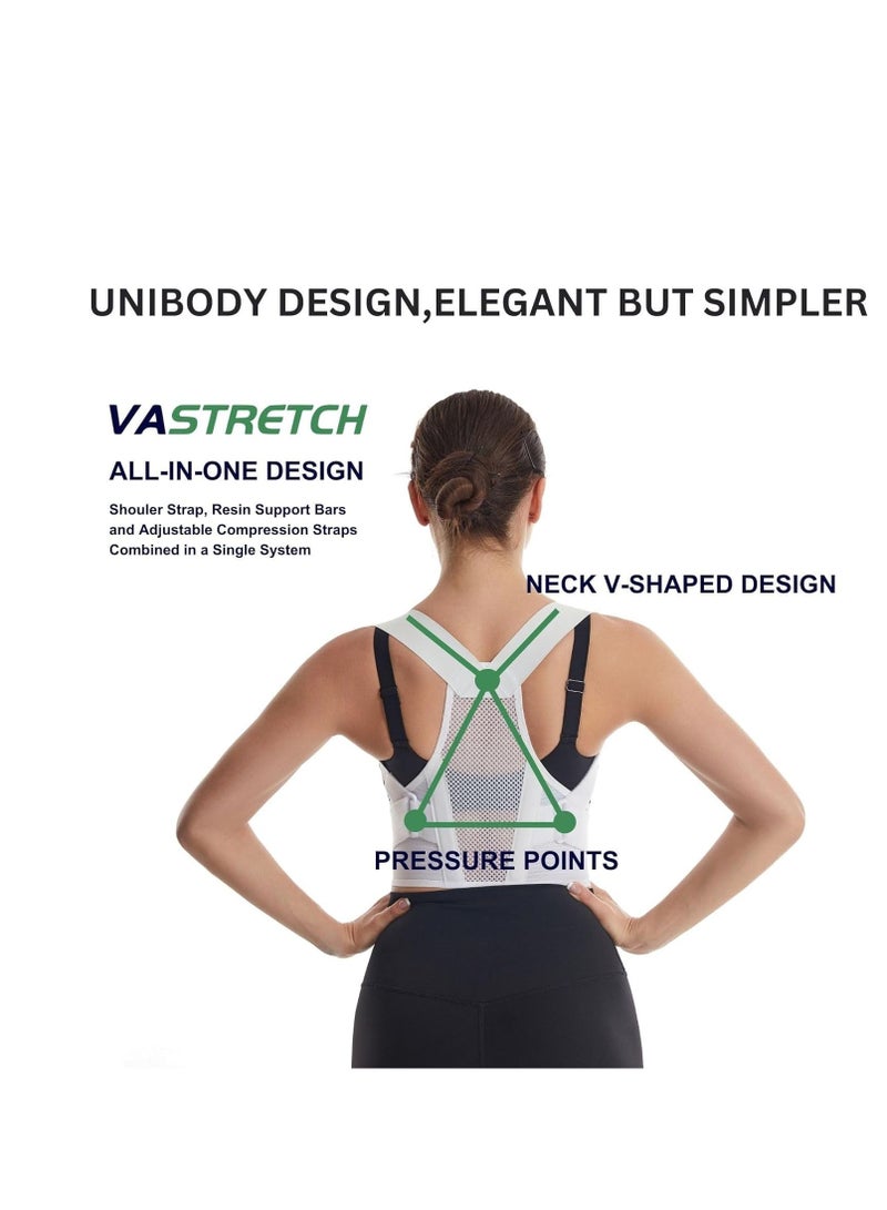 SYOSI Posture Corrector for Women, Adjustable Back Brace For Posture, Back Posture Corrector Providing Pain Relief From Lumbar, Neck, Shoulder, And Clavicle, Back (Large) - Image 3