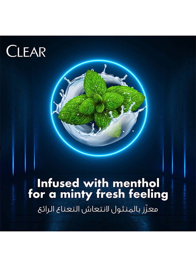 CLEAR Anti Dandruff Shampoo For Men, Cool Sport Menthol, (600ml) 700ml - Image 5