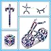 TTzycc Magnetic Pen With 13 Rings Decompression Magnet Metal Fidget Pen Creative Toy That Writes Intellectual Learning and Stress Reduction Gift for Family or Friends - Image 2