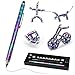 TTzycc Magnetic Pen With 13 Rings Decompression Magnet Metal Fidget Pen Creative Toy That Writes Intellectual Learning and Stress Reduction Gift for Family or Friends - Image 4