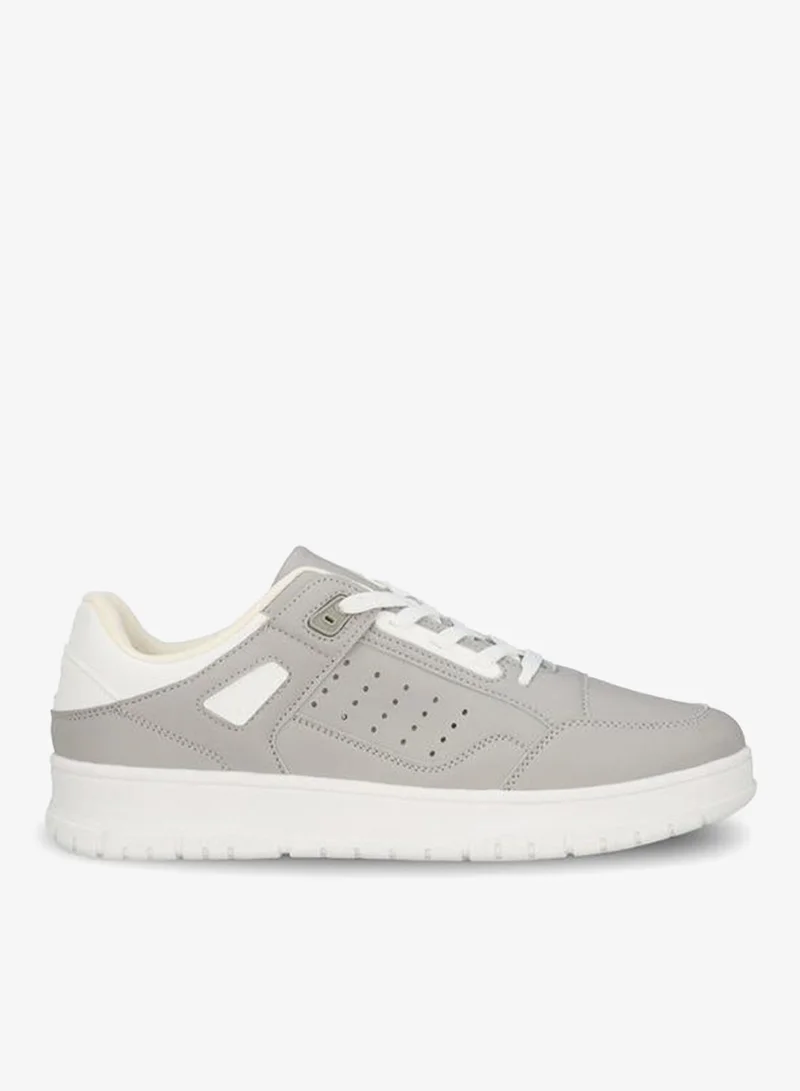 Men Lace-Up Ankle Sneakers