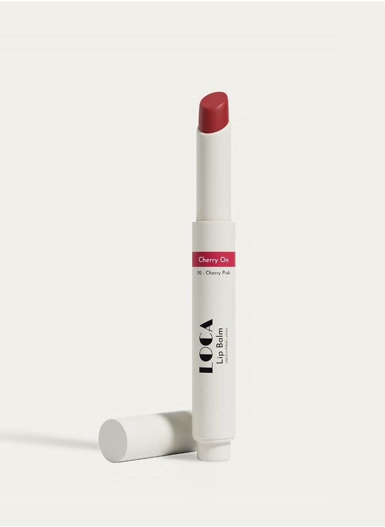 loca - Loca Lip Balm 02 Cherry On Cherry Pink - Image 1