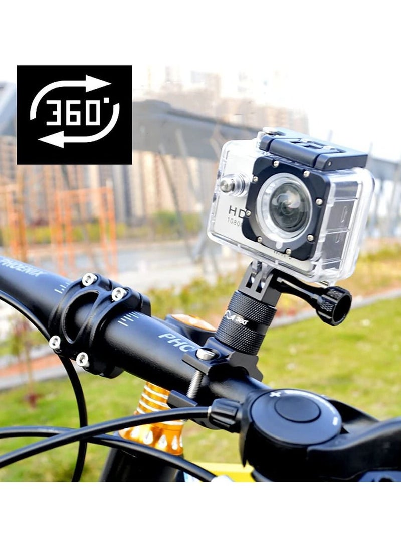 Aluminium Mount for GoPro Hero10/9/8/7/6/5s/5/4s/4/3 Mountain Bike (Black) - Image 4