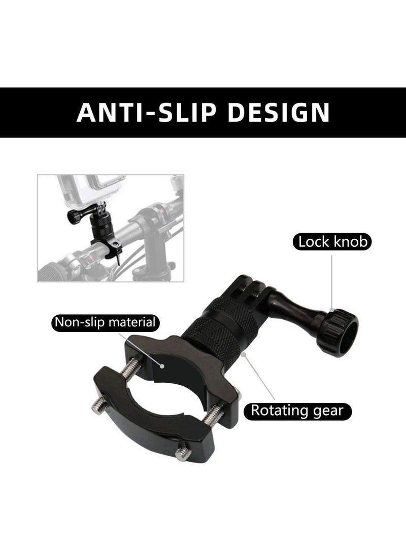 Aluminium Mount for GoPro Hero10/9/8/7/6/5s/5/4s/4/3 Mountain Bike (Black) - Image 5