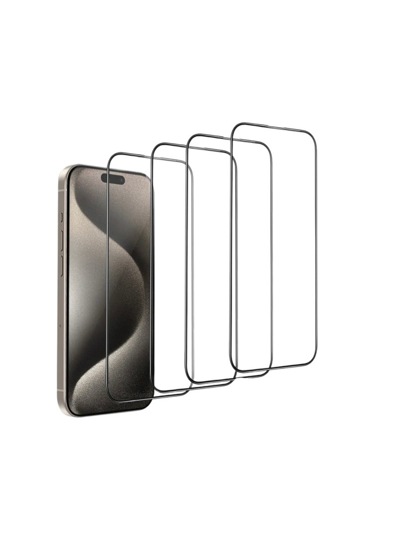 Prostyle iPhone 14 Pro Screen Protector Tempered Glass 9H Hardness Crystal Clear Bubble Free Anti Scratch Anti Fingerprint Full Coverage - Image 1