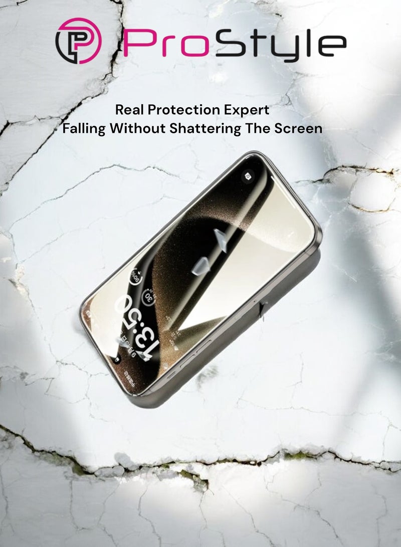 Prostyle iPhone 14 Pro Screen Protector Tempered Glass 9H Hardness Crystal Clear Bubble Free Anti Scratch Anti Fingerprint Full Coverage - Image 4