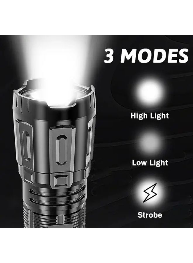 LED Flashlight USB Rechargeable 150 Lumens Portable Camping Hiking Emergency - Image 5