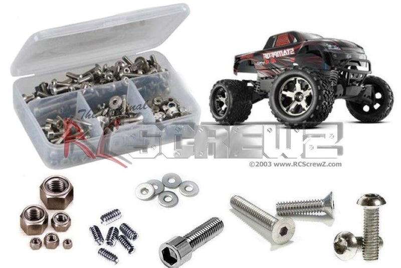 RC Screwz Tra043 - Compatible with Traxxas Stampede 4x4 VXL Stainless Steel Screw Kit - Image 2
