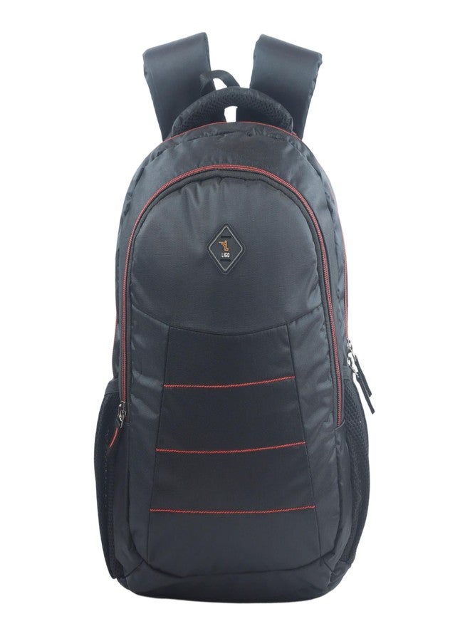 Ligo Classh File Compartment Bag for Men and Women (Black) - Image 1