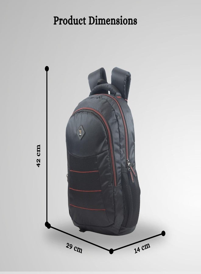 Ligo Classh File Compartment Bag for Men and Women (Black) - Image 3