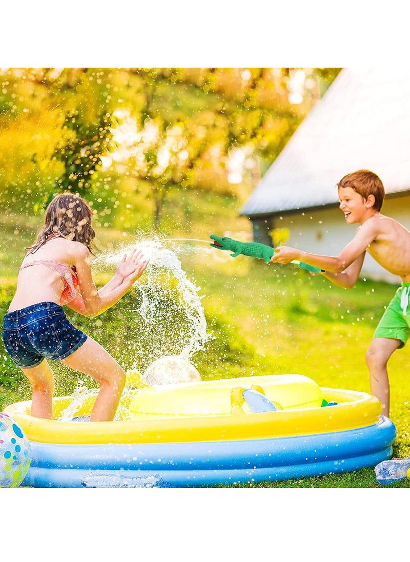 SYOSI - Water Toy for Kids, Alligator Water Pistol Squirt Toy Water Blaster Water Soaker Blaster Small Pistol Outdoor Beach Garden Pool Bath Party Water Fighting Children Girls Boys Toys, Green - Image 1