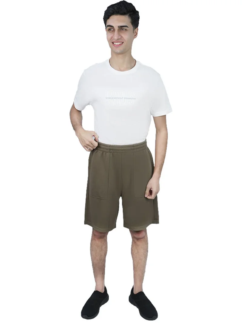 Giordano Men’s Relaxed Fit Interlock Shorts