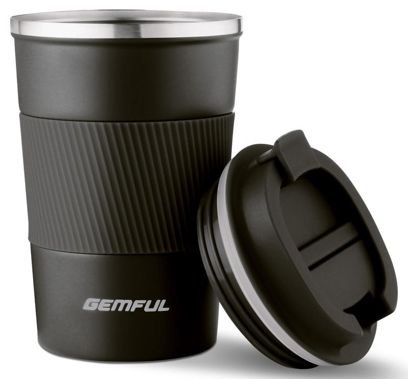 GEMFUL Travel Coffee Mug Stainless Steel Vacuum Ice and Hot Drinks Insulated Tumbler for Home Office Outdoor Works - Image 1