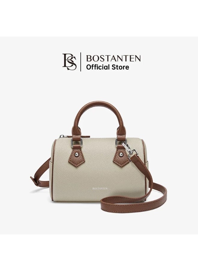 Bostanten BOSTANTEN Women's Bag – Beautiful and Easy-to-Match Apricot and Brown Shoulder Bag for Women  - Image 1