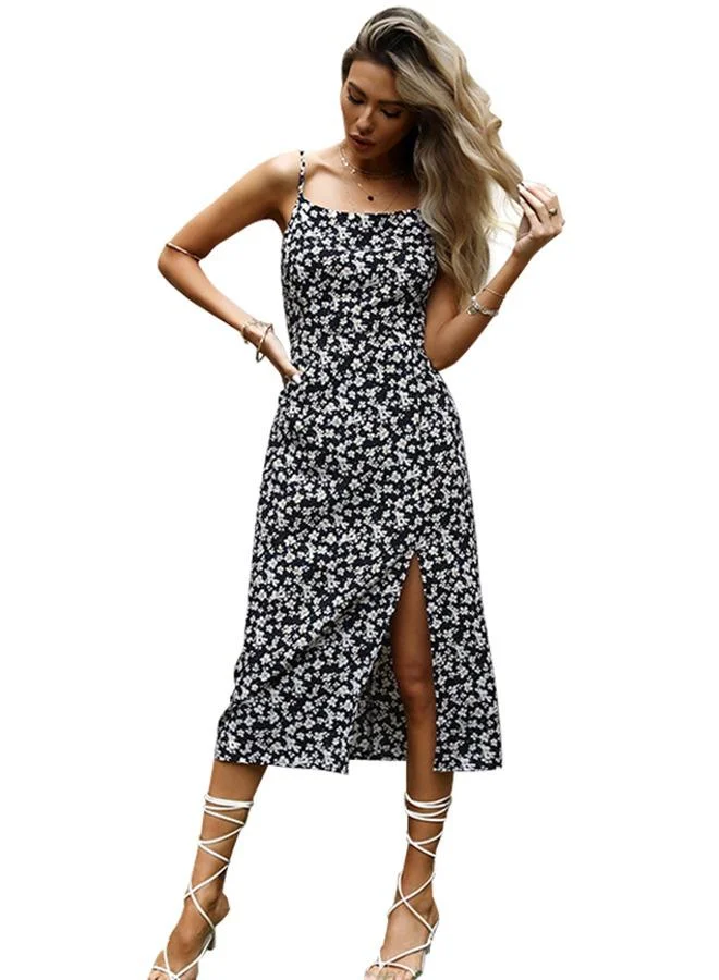 YUNIQEE Floral Print Midi Dress