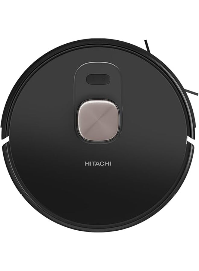 هيتاشي Robot Vacuum Cleaner With LDS Navigation Mapping, Cleaning Setting on App, Powerful Suction Power Up to 5000Pa, Stay Connected with Home Direct App, Auto Charge, TÜV Approval, 100 W RVX20PBKCG Black - Image 1