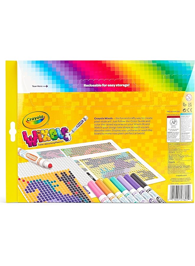 كرايولا مجموعة تلوين فن البكسل من Wixels Unicorn Activity Kit هدية للأطفال من سن 6 إلى 7 سنوات - Image 5