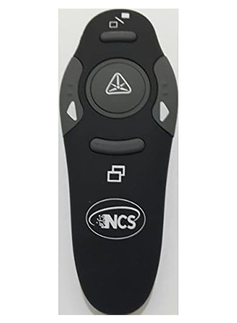 NCS 2.4GHz Wireless Presenter with Red Laser Pointers Pen USB RF Remote Control Page Turning PPT Powerpoint Presentation - Image 1