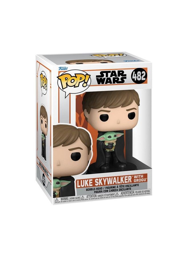 Funko Pop! Star Wars: The Mandalorian Luke Skywalker With Grogu - Image 3