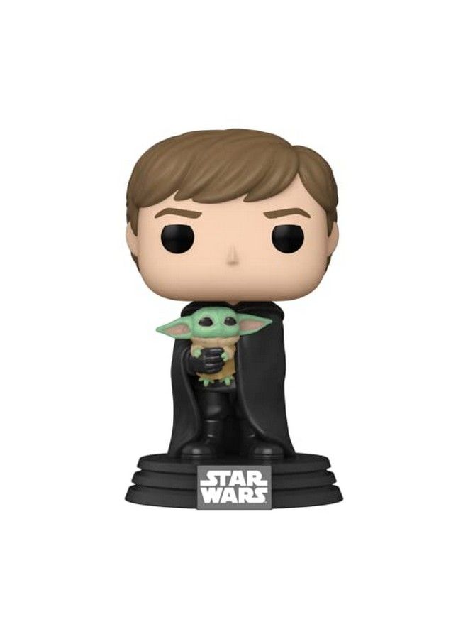 Funko Pop! Star Wars: The Mandalorian Luke Skywalker With Grogu - Image 1