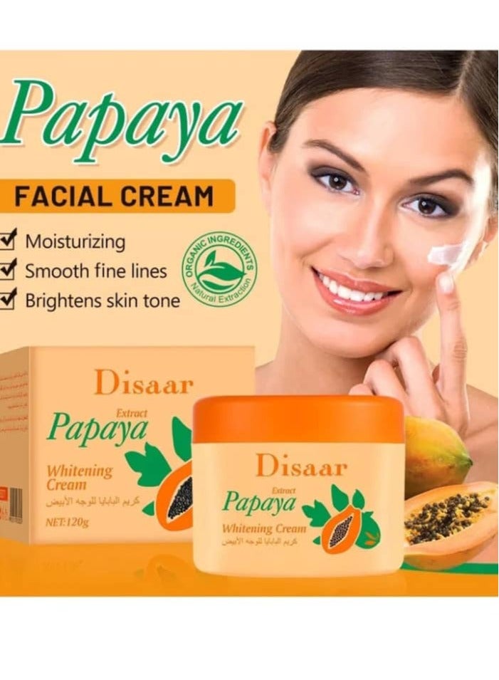 Disaar Extract Papaya Whitening Cream 120 g - Image 2