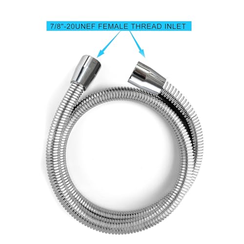 CWM 45 Inch Stainless Steel Hose for Commercial Kitchen Sink Faucets Flexible Hose Replacement - Image 3