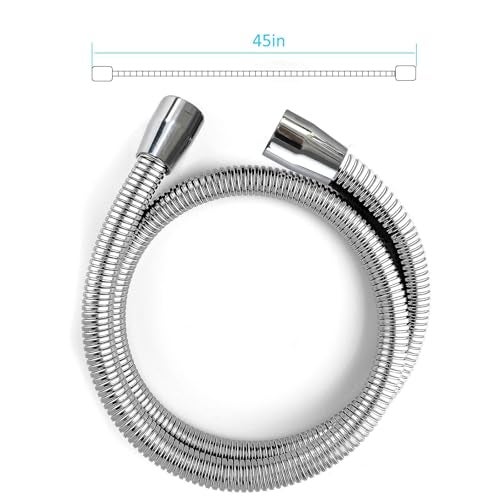 CWM 45 Inch Stainless Steel Hose for Commercial Kitchen Sink Faucets Flexible Hose Replacement - Image 2