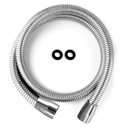 CWM 45 Inch Stainless Steel Hose for Commercial Kitchen Sink Faucets Flexible Hose Replacement - Image 1