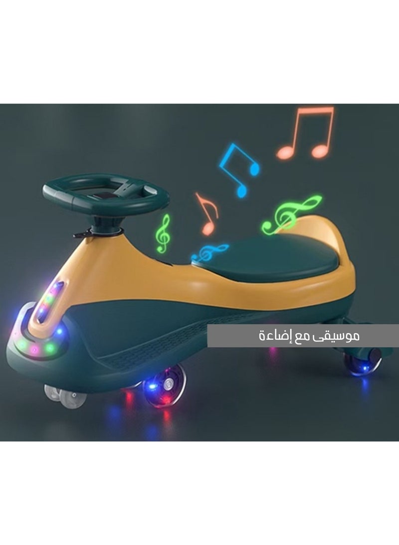 ماس سيارة ركوب موسيقية ممتعة للأطفال امنحي طفلك تجربة لعب مليئة بالمرح والأمان مع سيارة الركوب ذات التصميم العصري والألوان الزاهية - Image 2