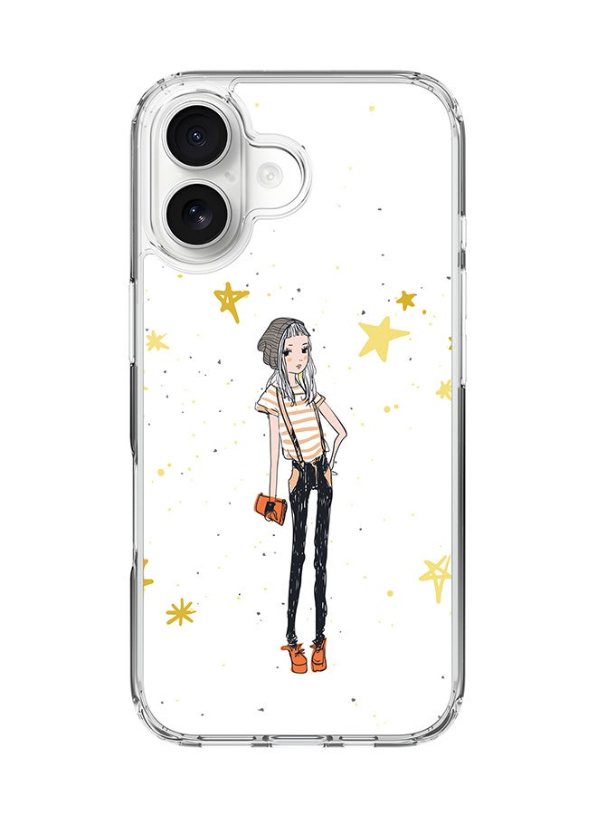 Stylizedd Classic Clear MagSafe Case for iPhone 17 , Hybrid Soft Case Flexible Edges Anti Drop TPU PC Gel Thin Transparent Cover [ Designed for iPhone 17 ] - Hipster Chic