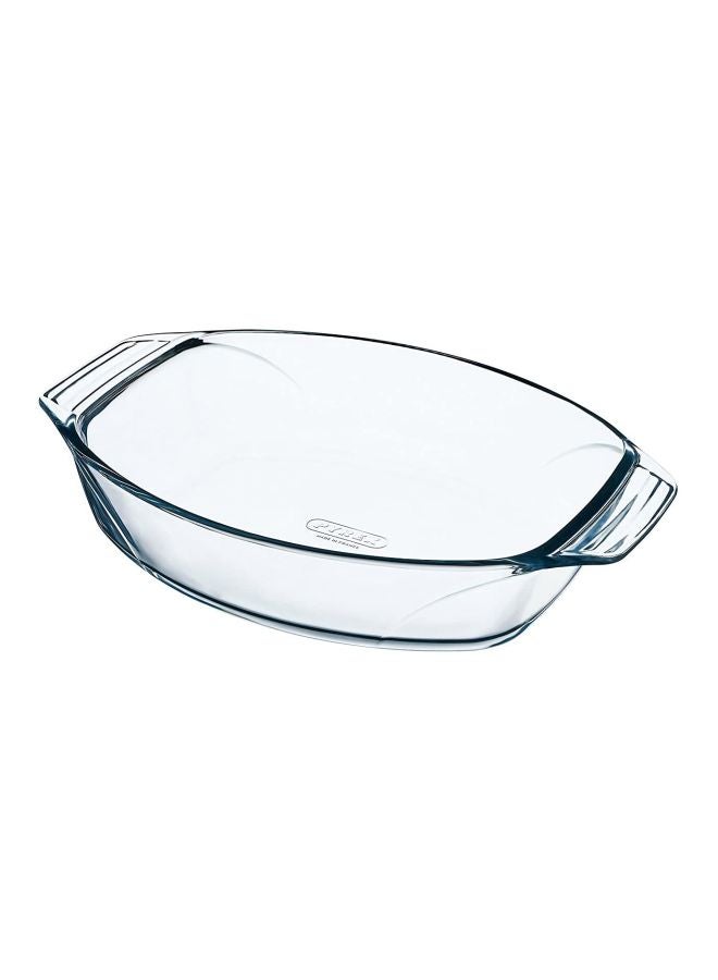 PYREX 3-Piece Optimum Oval Roaster Set 4L 39 x 27 /2.8L 35 x 24 /2L 30 x 21 cm Clear - Image 3
