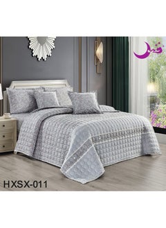 Moon Summer printed double bed sheet  - Image 1