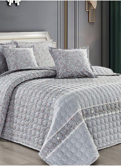 Moon Summer printed double bed sheet  - Image 2
