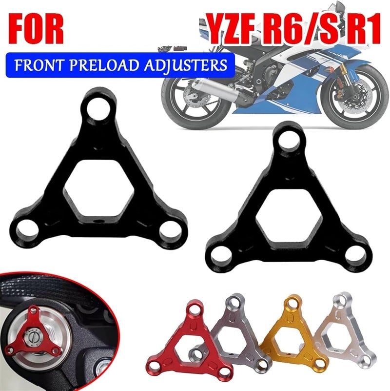 Yurefax Motorcycle Fork Preload Adjusters for Yamaha - Image 3