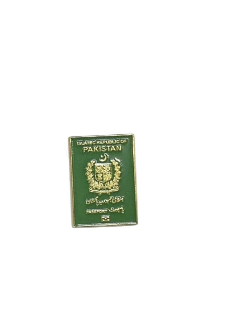 Mobile Or Laptop Metal Self Adhesive Sticker Pakistani Passport Design