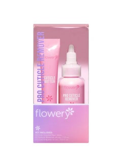 Flowery Pro Cuticle Kit With Cuticle Butter And Pro Cuticle Remover 2Piece Set 1Pack  - Image 1