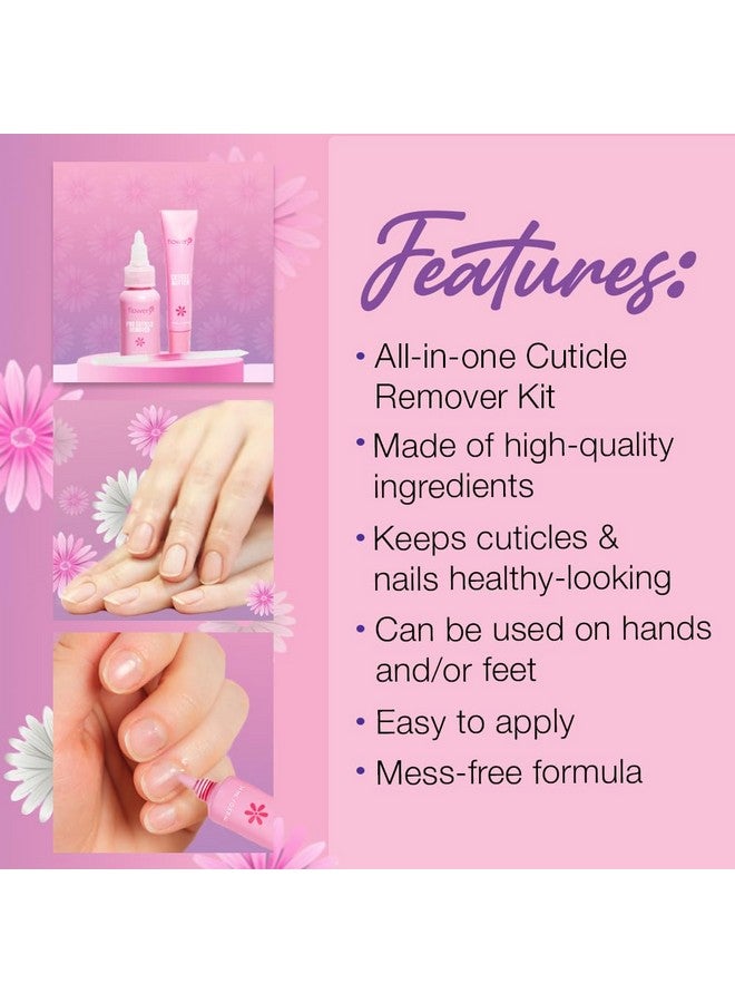 Flowery Pro Cuticle Kit With Cuticle Butter And Pro Cuticle Remover 2Piece Set 1Pack  - Image 4
