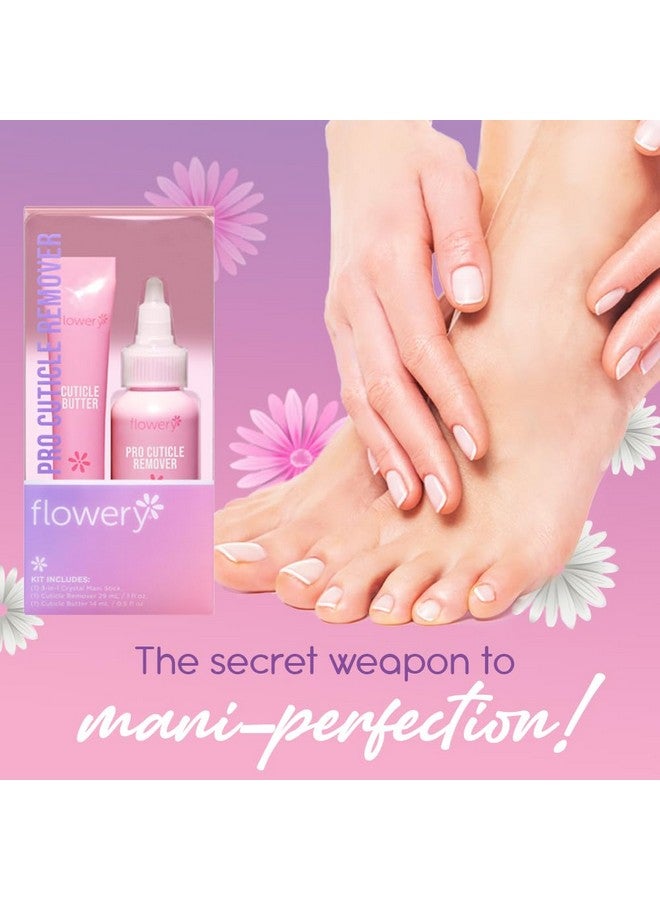 Flowery Pro Cuticle Kit With Cuticle Butter And Pro Cuticle Remover 2Piece Set 1Pack  - Image 3
