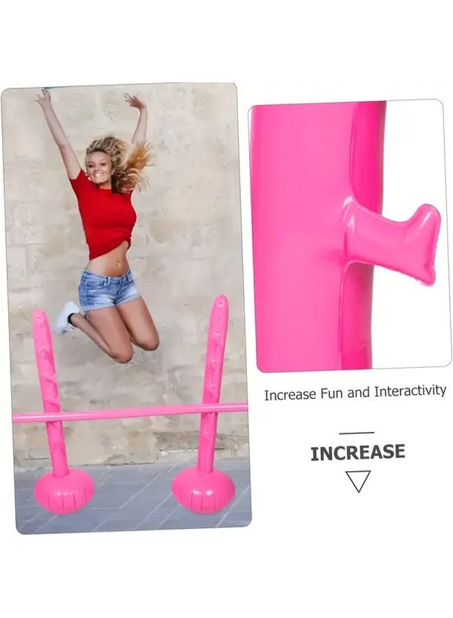 Green Inflatable Low Lying Game Set for Family Parties Team Building Beach Fun - Image 4