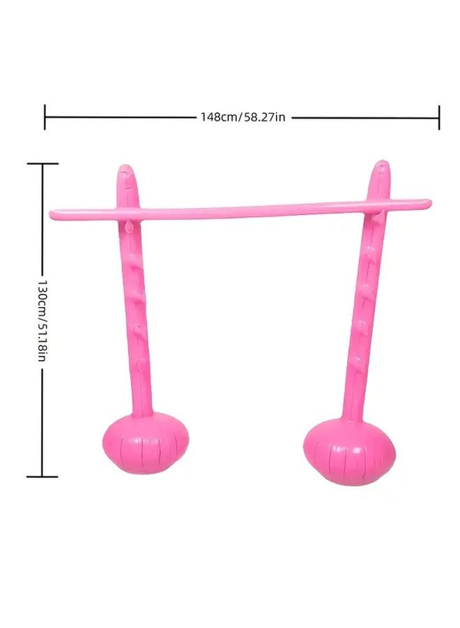 Green Inflatable Low Lying Game Set for Family Parties Team Building Beach Fun - Image 3