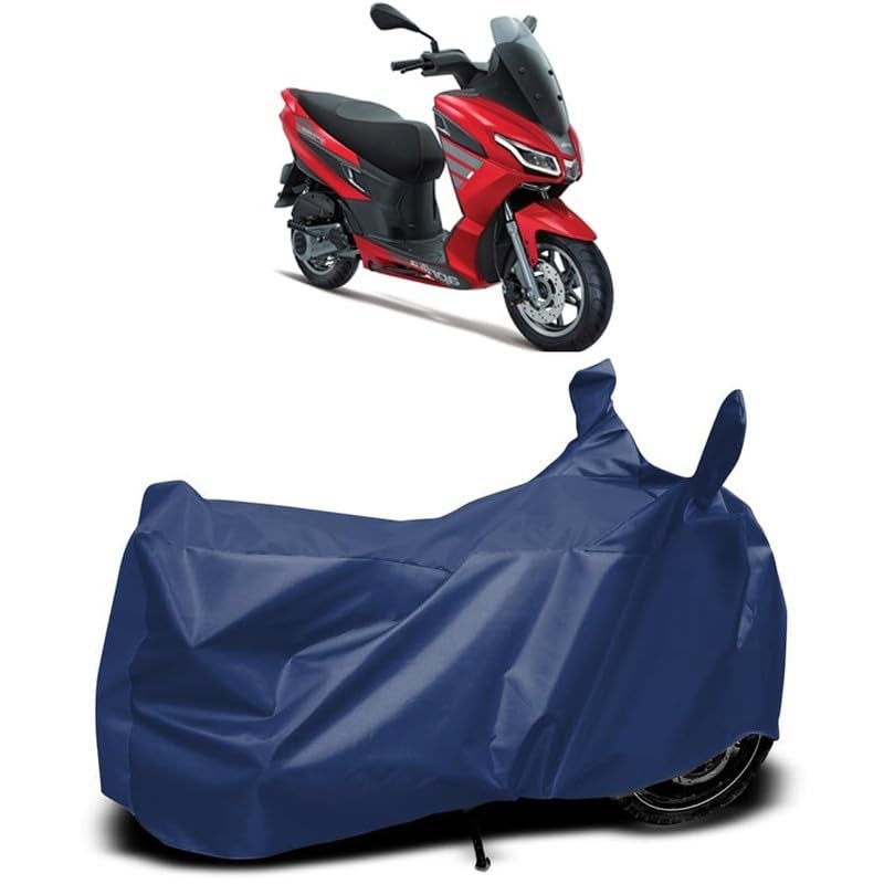 MADAFIYA Waterproof Two Wheeler Cover for Aprilia SXR 160 Bike All Season Protection Bike Cover for Rain & Sun (Navy) - Image 1