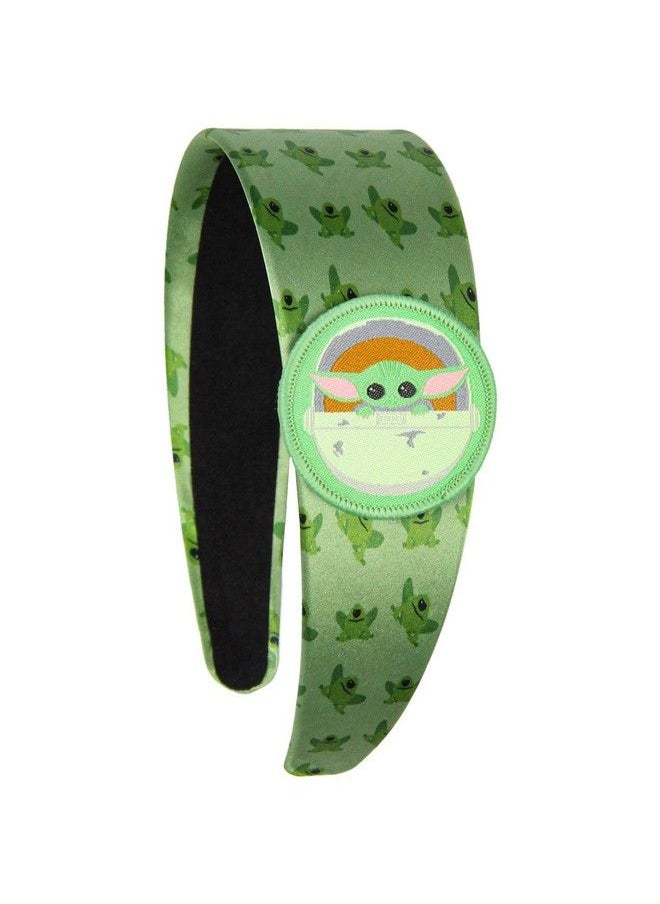Bioworld - Star Wars The Mandalorian Grogu And Frogs Baby Yoda Headband For Women And Girls - Image 1